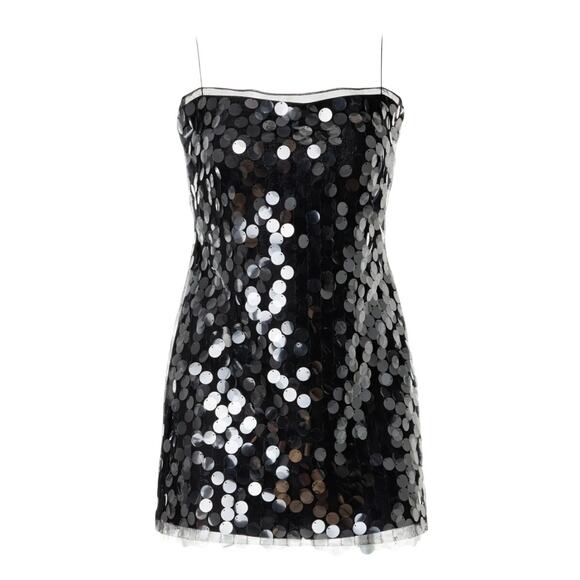 16ARLINGTON Fia Sequin Mini Dress in Black, Size US 12 - Picture 1 of 9